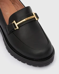 Women Betts Loafers|Leather^AGATHA Leather Heeled Loafers