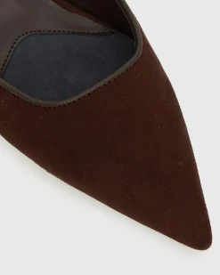 Women Betts Pumps|Low-Mid^AMALIE Pointed Toe Stiletto Mules