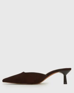 Women Betts Pumps|Low-Mid^AMALIE Pointed Toe Stiletto Mules