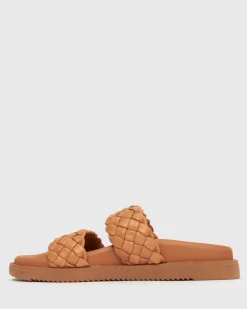 Women Betts Sandals|Flats^ATHENA Woven Leather Footbed Slides