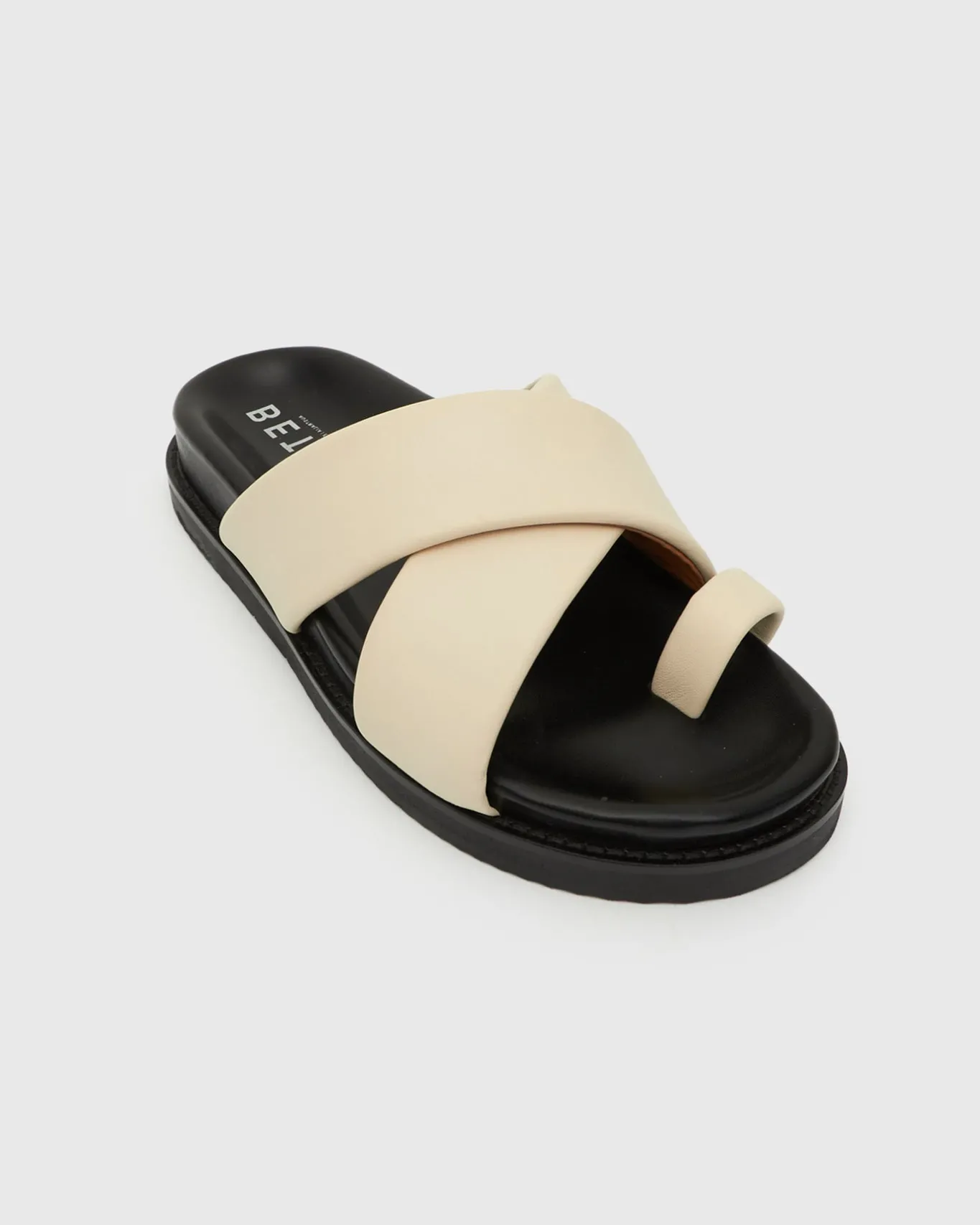 Women Betts Sandals|Flats^BERMUDA Leather Crossover Slide Sandals