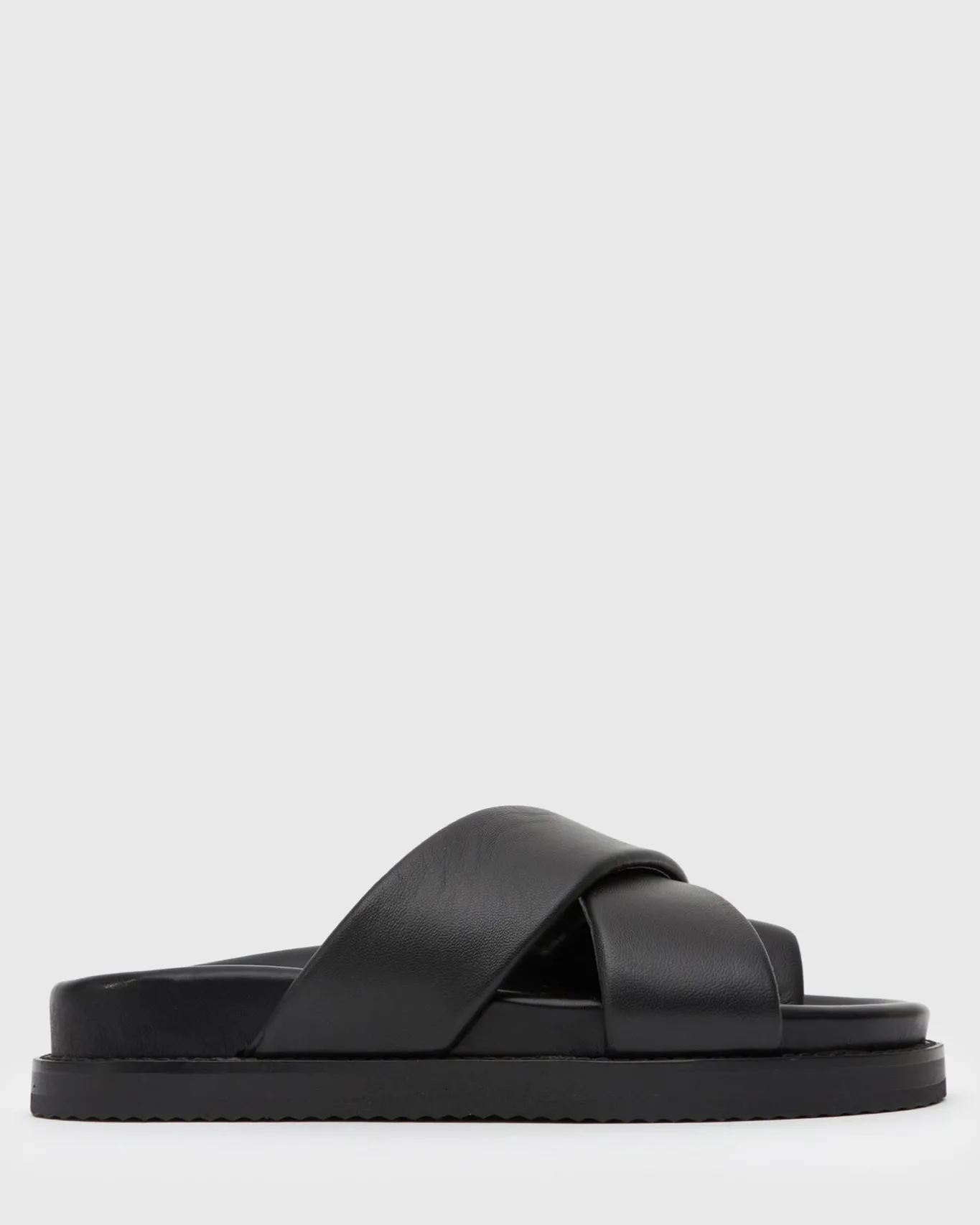 Women Betts Sandals|Flats^BERMUDA Leather Crossover Slide Sandals
