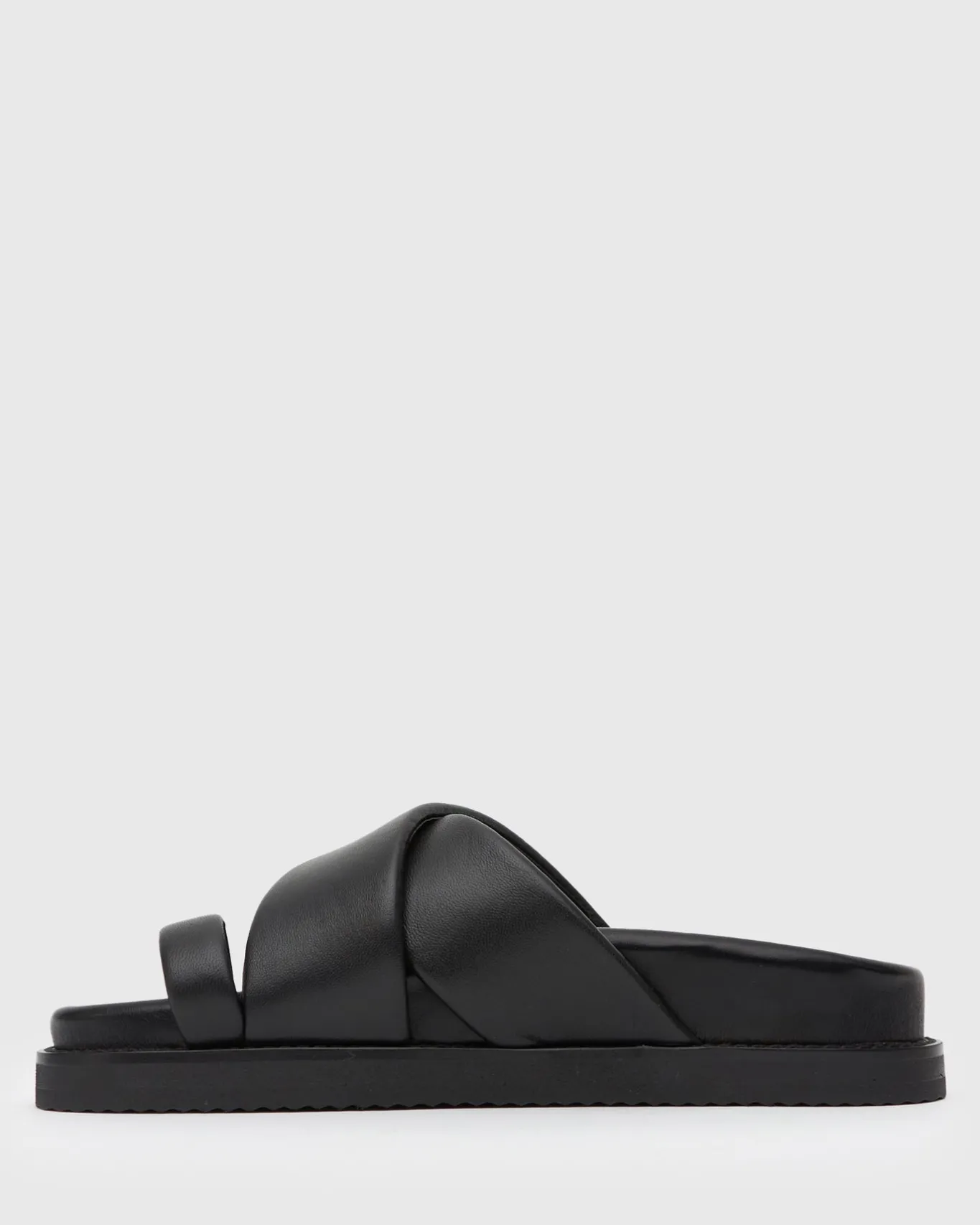 Women Betts Sandals|Flats^BERMUDA Leather Crossover Slide Sandals