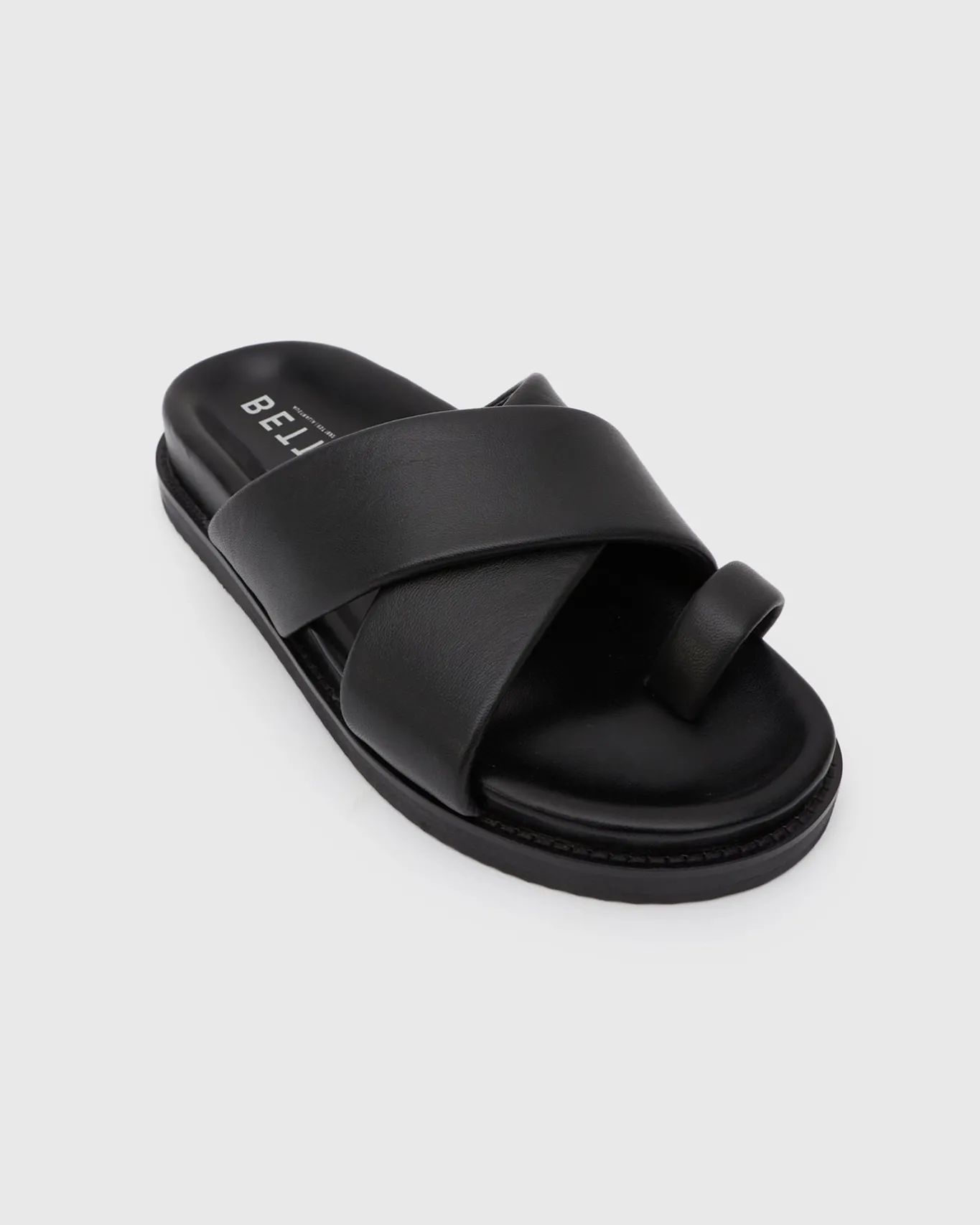 Women Betts Sandals|Flats^BERMUDA Leather Crossover Slide Sandals