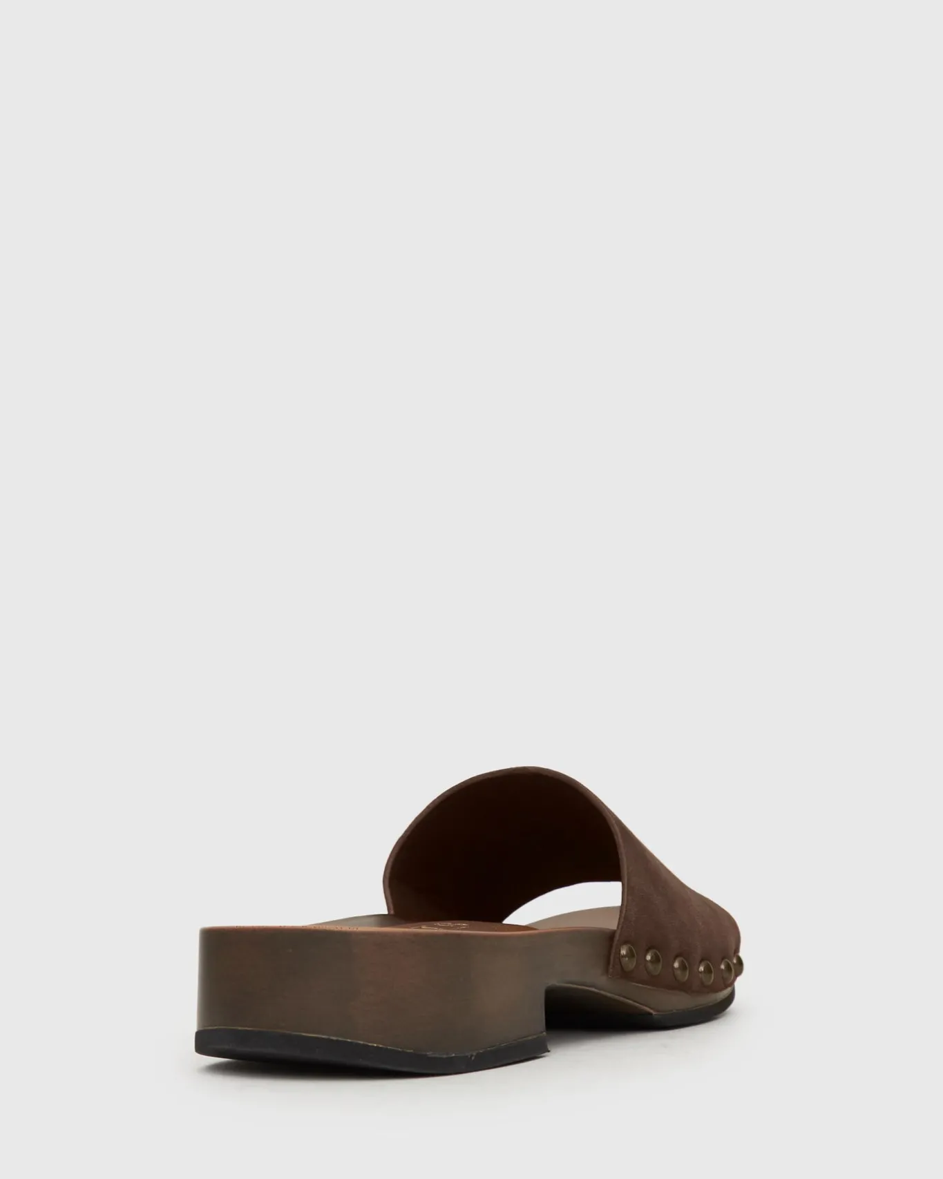 Women Betts Block|Low-Mid^CLARA Suede Leather Clogs