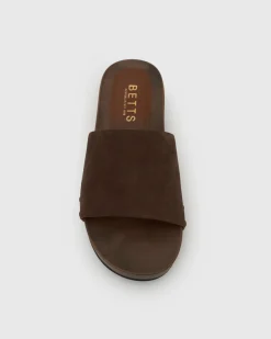 Women Betts Block|Low-Mid^CLARA Suede Leather Clogs