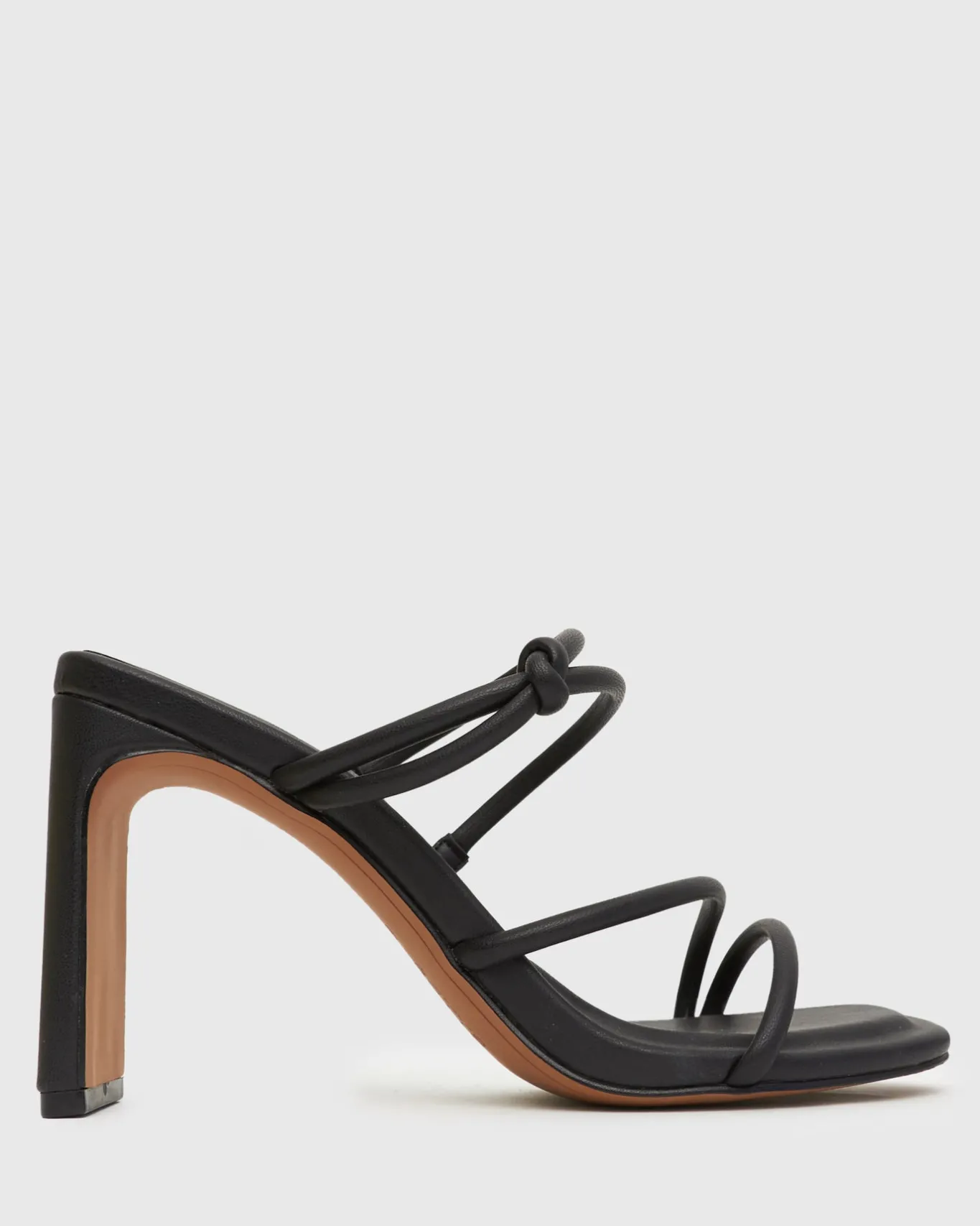 Women Betts Block|High^CLEOPATRA High-Heeled Strappy Mules