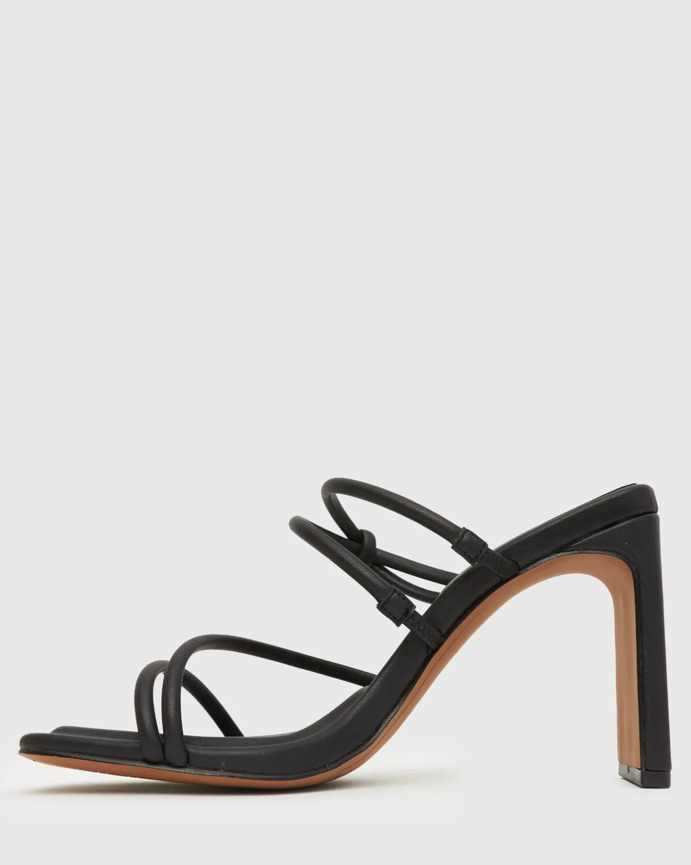 Women Betts Block|High^CLEOPATRA High-Heeled Strappy Mules