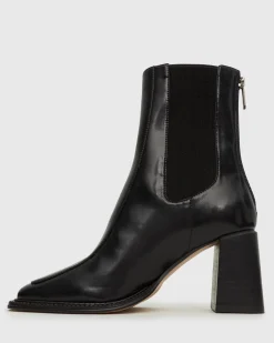 Women Betts Ankle Boots|Chelsea Boots^DOWNTOWN Block Heel Chelsea Boots