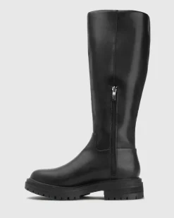 Women Betts Riding|Knee High^DRAGON Round Toe Knee Boots