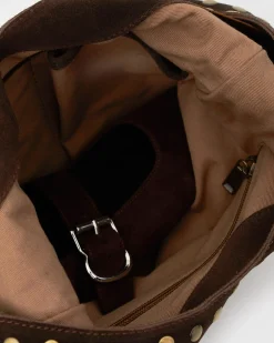 Betts Shoe Matches^FREYA-S Suede Leather Stud Bag