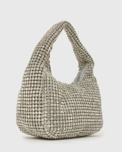 Betts Shoe Matches^GENOA All Over Diamante Detail Bag