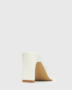 Women Betts Bridal|Block^GIGI Square Toe Heeled Mules