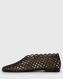 Women Betts Ballets^GREECE Jelly Mesh Ballet Flats