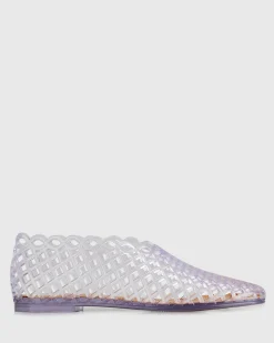 Women Betts Ballets^GREECE Jelly Mesh Ballet Flats