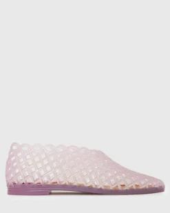 Women Betts Ballets^GREECE Jelly Mesh Ballet Flats