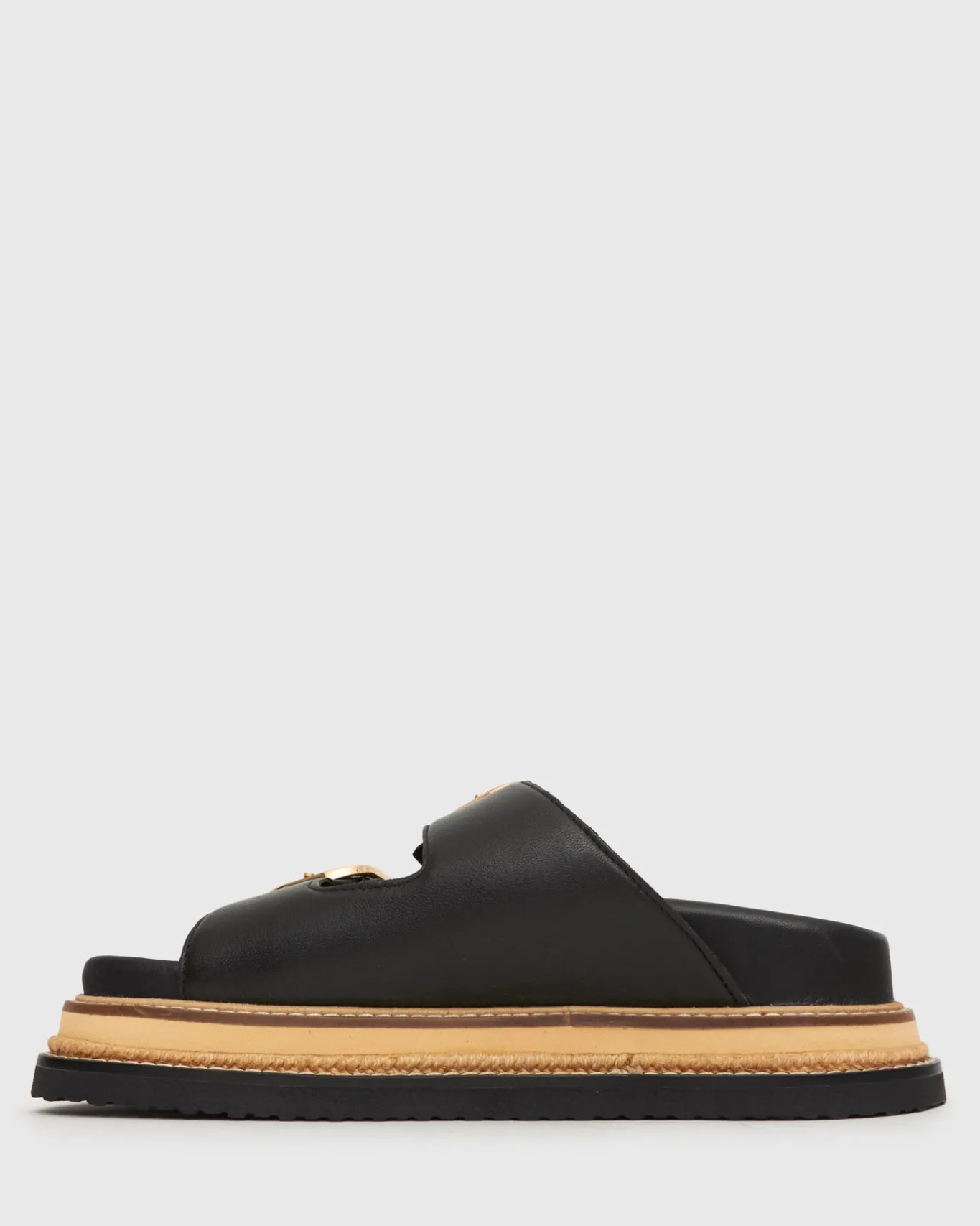 Women Betts Sandals|Flats^HARLAND Leather Flatform Slides