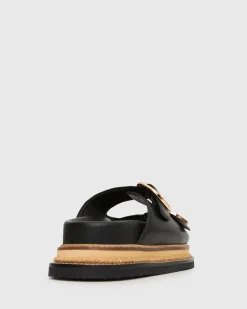 Women Betts Sandals|Flats^HARLAND Leather Flatform Slides