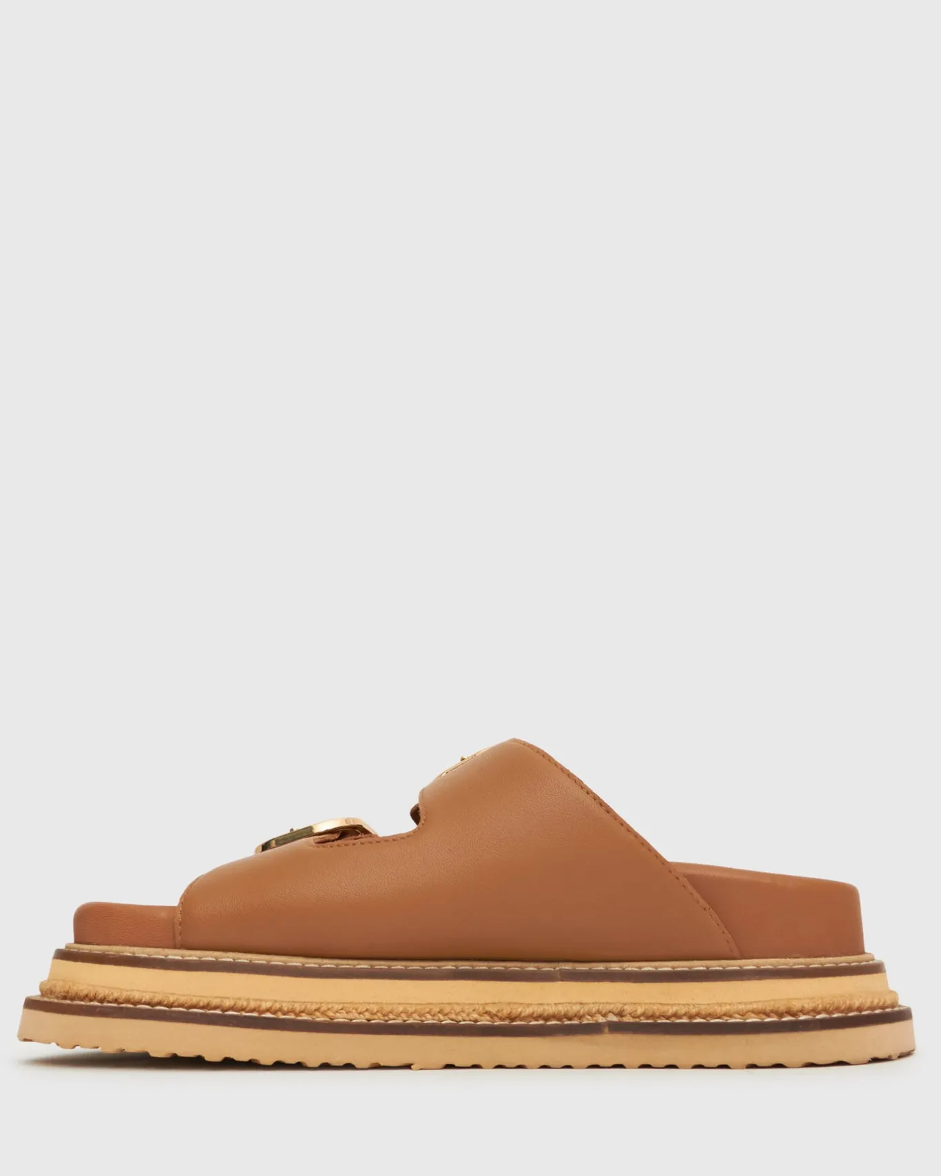 Women Betts Sandals|Flats^HARLAND Leather Flatform Slides
