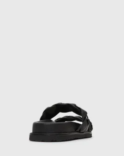 Women Betts Sandals|Flats^HAVANA Leather Braided Slides