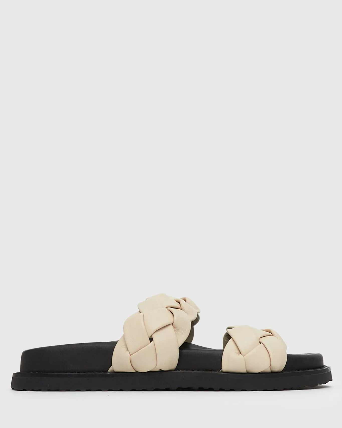 Women Betts Sandals|Flats^HAVANA Leather Braided Slides