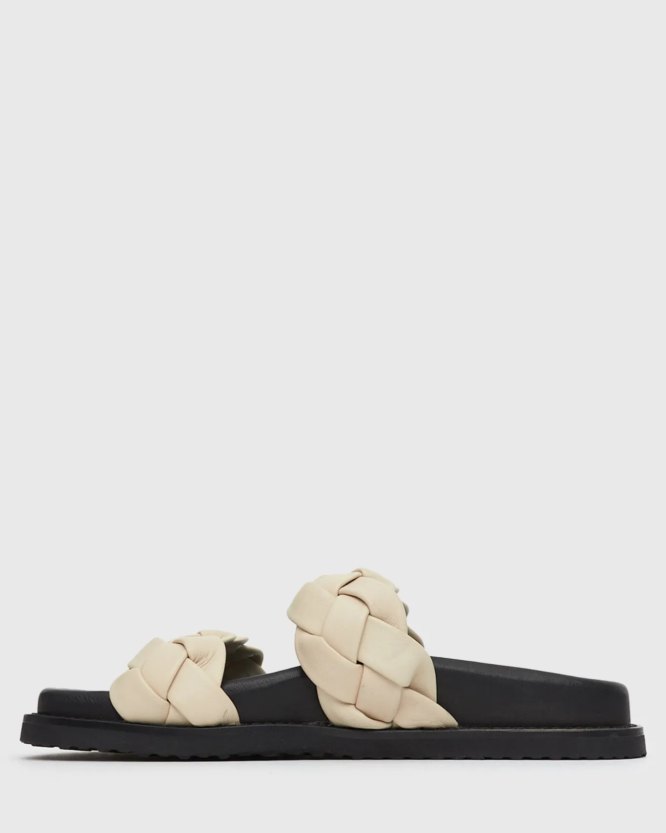 Women Betts Sandals|Flats^HAVANA Leather Braided Slides