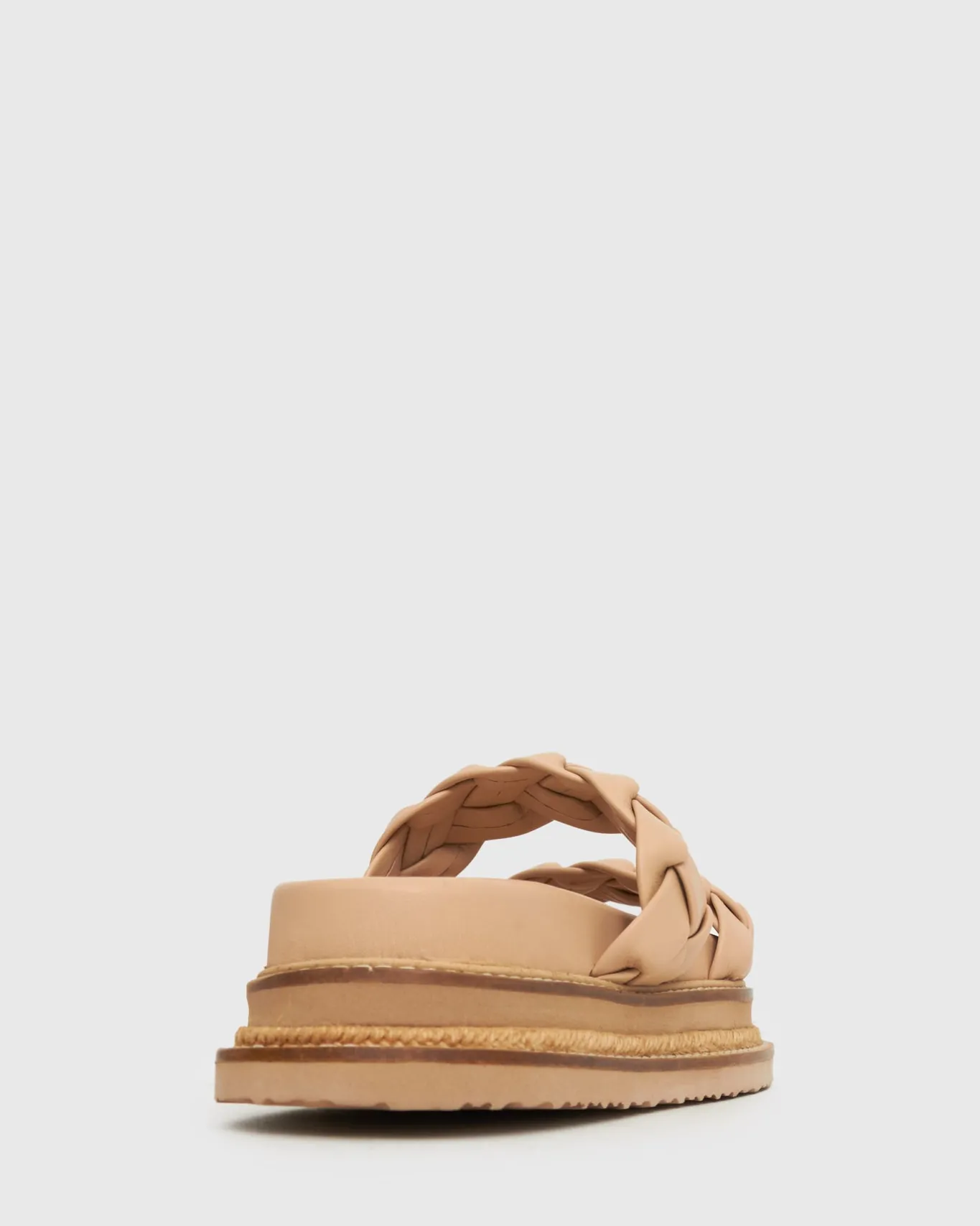 Women Betts Sandals|Flats^HEIDI Braided Leather Flatform Slides