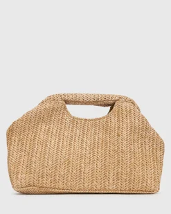 Betts Shoe Matches^HOLIDAY Raffia Handheld Clutch Bag