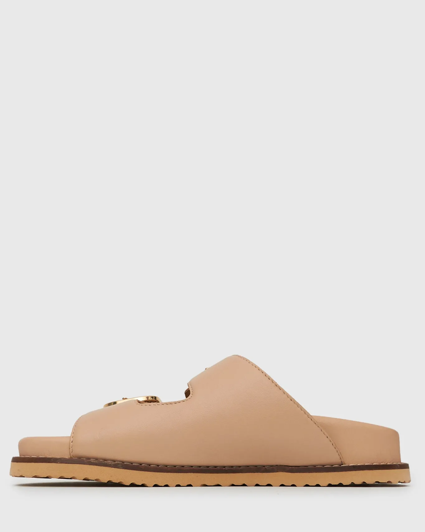 Women Betts Sandals|Flats^HUSH Leather Buckle Slides