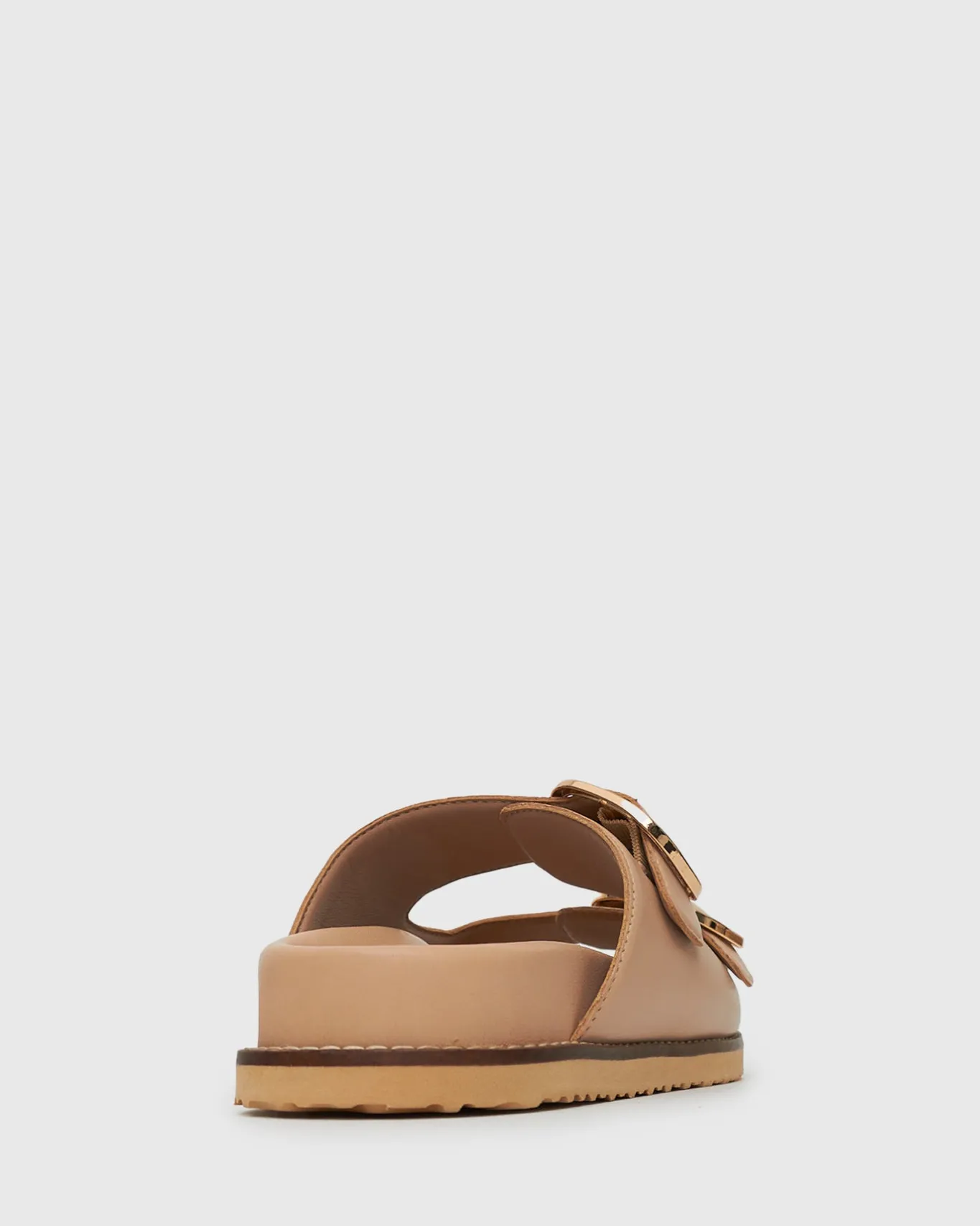 Women Betts Sandals|Flats^HUSH Leather Buckle Slides