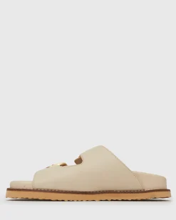Women Betts Sandals|Flats^HUSH Leather Buckle Slides