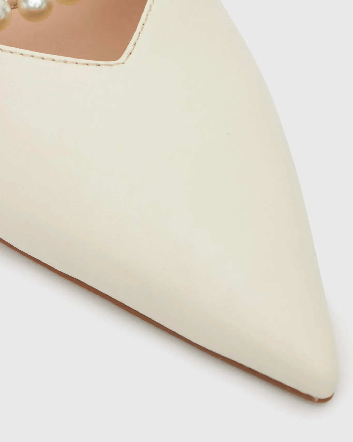 Women Betts Pumps|Bridal^JASMINE Faux Pearl-Embellished Heel Pumps