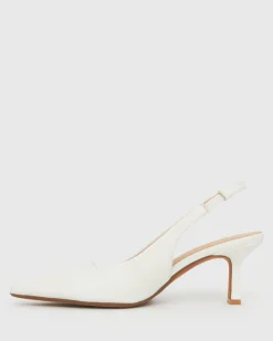 Women Betts Pumps|Bridal^JERRY Slingback Stiletto Heel Pumps