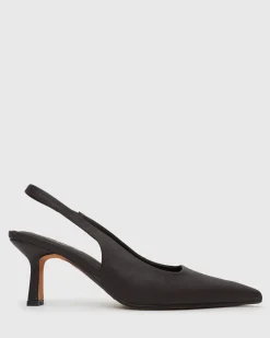 Women Betts Pumps|Low-Mid^JERRY Slingback Stiletto Heel Pumps