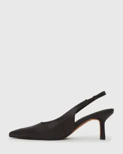 Women Betts Pumps|Low-Mid^JERRY Slingback Stiletto Heel Pumps