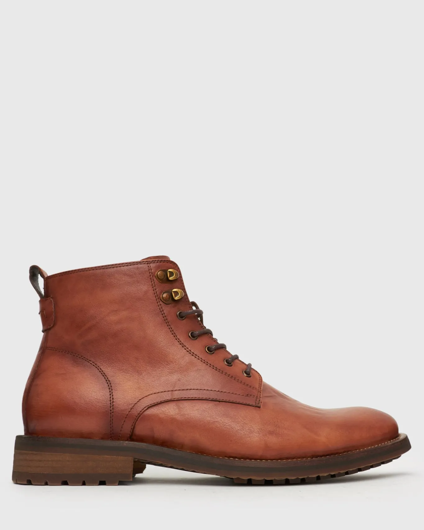 Betts Casual|Leather^KODY Leather Lace-Up Boots