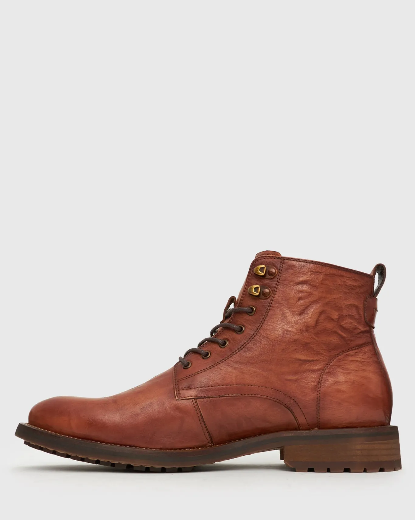 Betts Casual|Leather^KODY Leather Lace-Up Boots