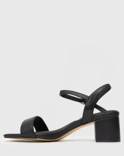 Women Betts Block|Low-Mid^LIV Block Heel Leather Sandals
