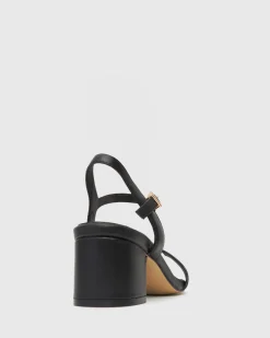 Women Betts Block|Low-Mid^LIV Block Heel Leather Sandals