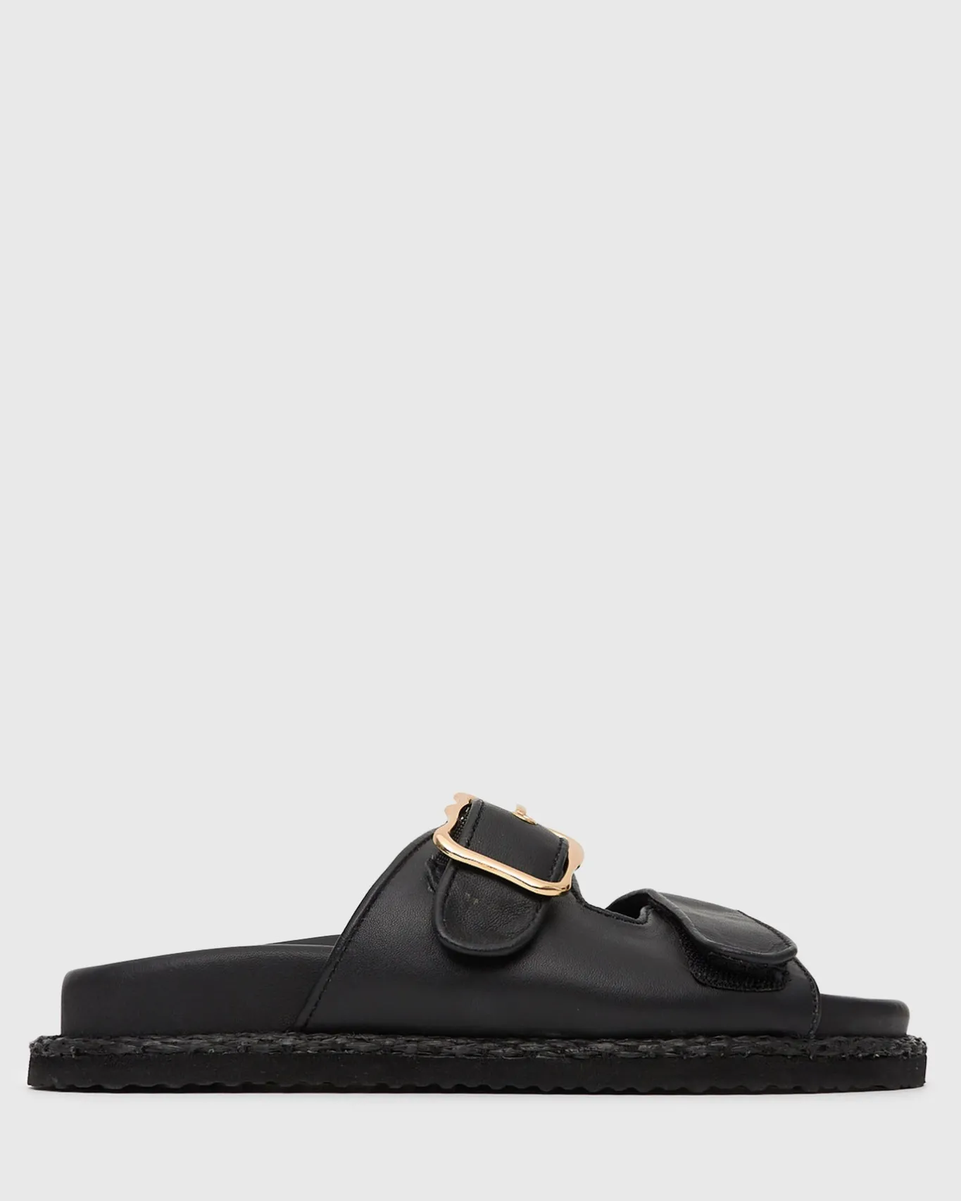 Women Betts Sandals|Flats^MADDIE Feature Buckle Footbed Slides