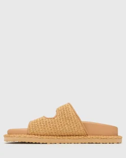 Women Betts Sandals|Flats^MADDIE Feature Buckle Footbed Slides