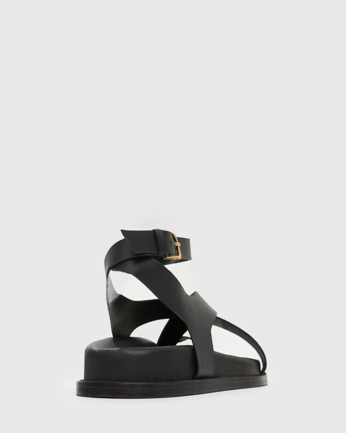 Women Betts Sandals|Flats^MALIBU Leather Crossover Ankle-Strap Sandals