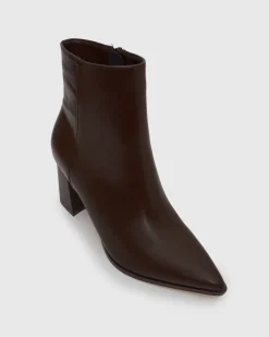 Women Betts Chocolate|Ankle Boots^MAX Pointed Toe Ankle Boots