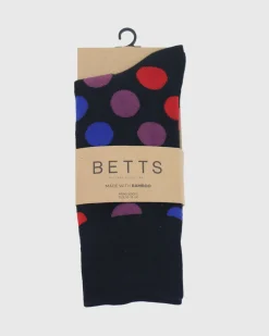 Betts Socks^MENS BAMBOO SOCKS M/L