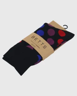 Betts Socks^MENS BAMBOO SOCKS M/L