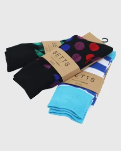 Betts Socks^MENS BAMBOO SOCKS M/L