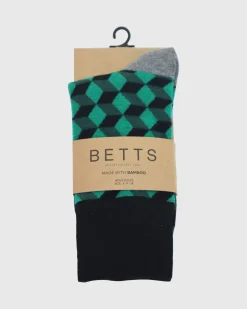 Betts Socks^MENS BAMBOO SOCKS S/M