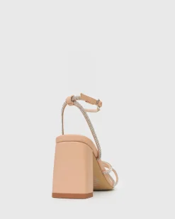 Women Betts Bridal|Block^NADINE 2 Block Heel Strappy Sandals