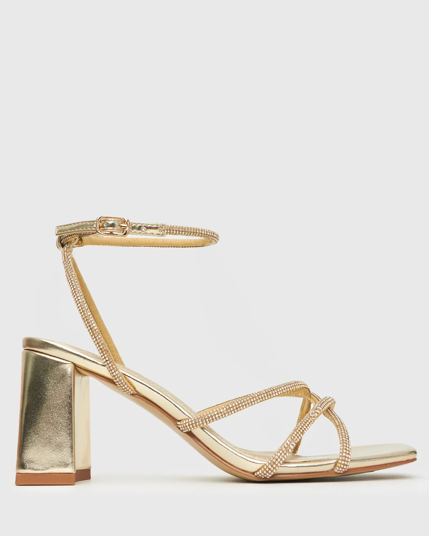 Women Betts High|Strappy^NADINE 2 Block Heel Strappy Sandals