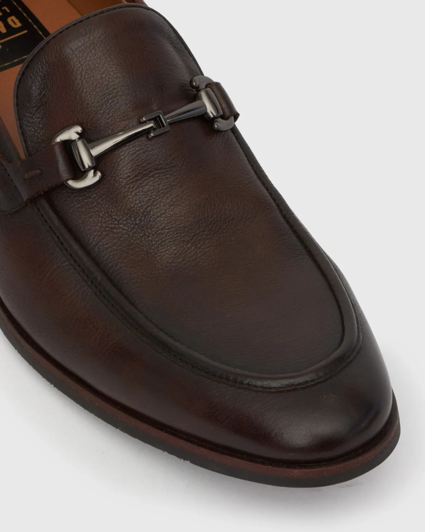 Betts Loafers|Dress^NATE Leather Buckle Trim Loafers